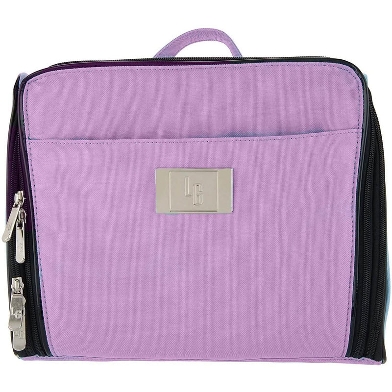 Front view of purple Lori Greiner Ultimate Cosmetic Organizer Case, avaiable at Dailysale