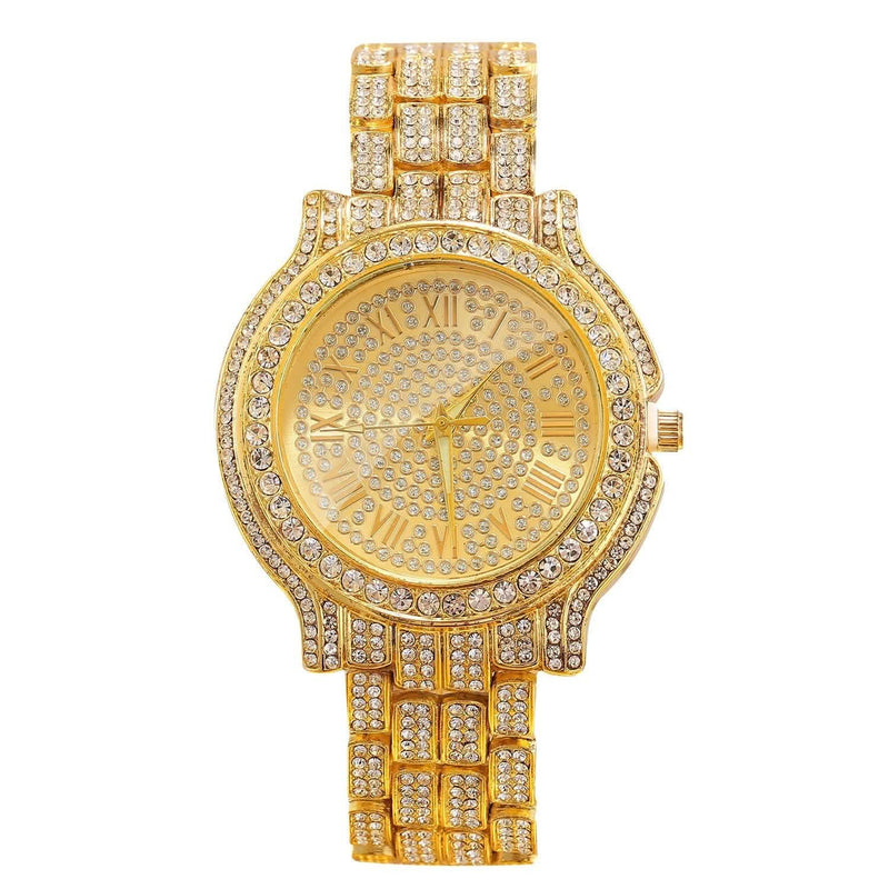 Luxury Crystal Rhinestone Quartz Watch Men's Shoes & Accessories - DailySale