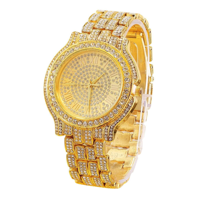 Luxury Crystal Rhinestone Quartz Watch Men's Shoes & Accessories - DailySale