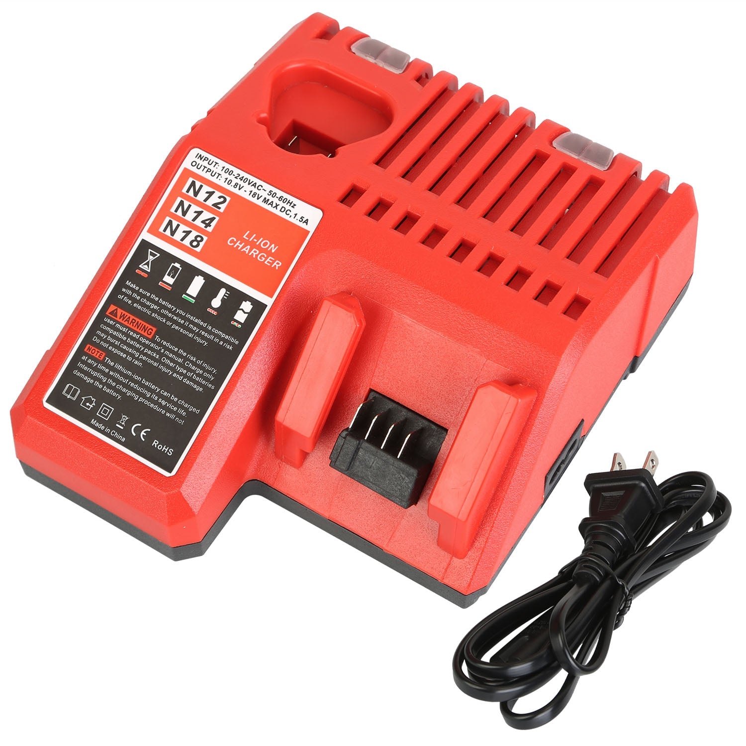 Replacement Charger for Tacklife 20V Max Lithium-ion Battery with