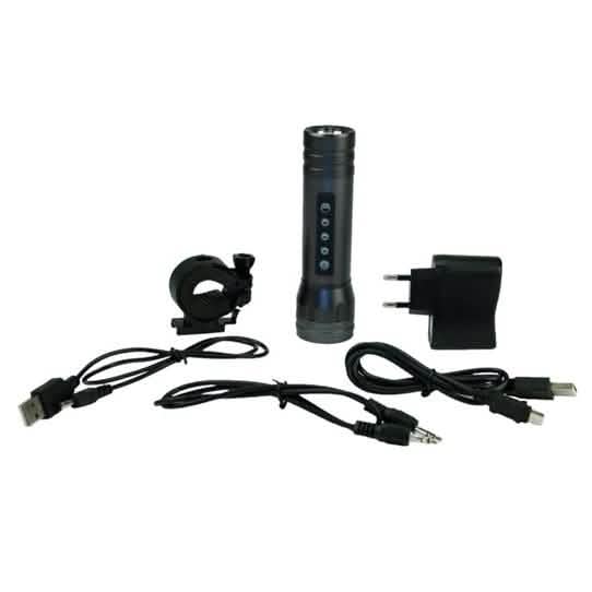 Magic Music Torch Bicycle LED Flashlight With Alarm Sports & Outdoors - DailySale