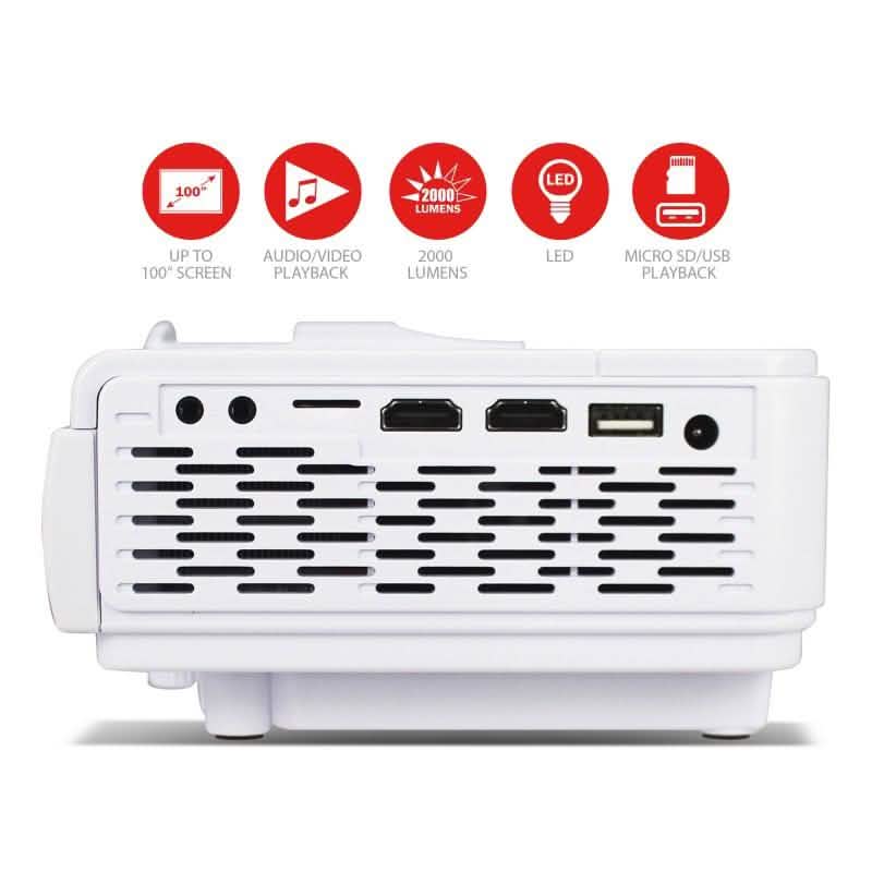 Magnavox MP601 Home Theater Projector with Bluetooth Gadgets & Accessories - DailySale