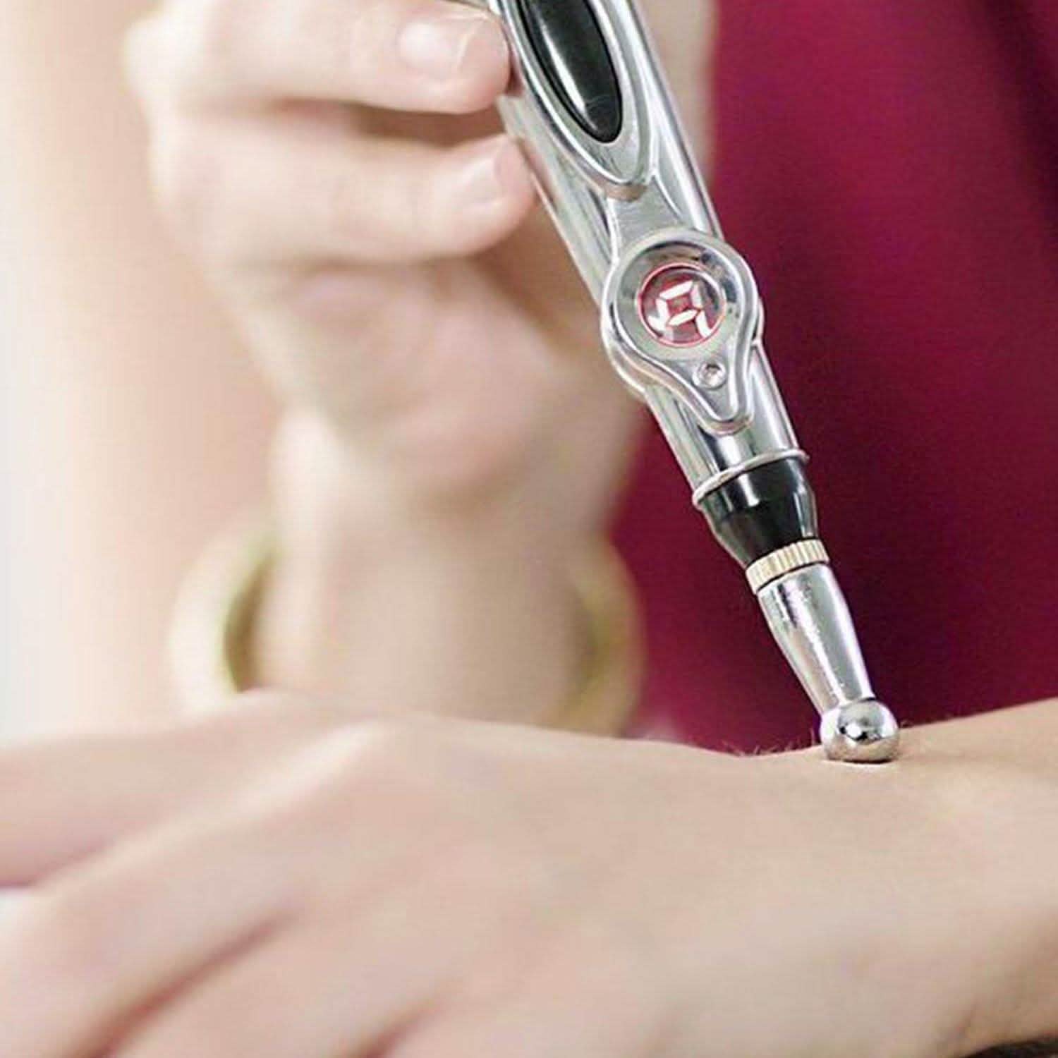 Magnetic Electric Acupuncture Meridians Laser Therapy Heal Massage Pen Wellness - DailySale
