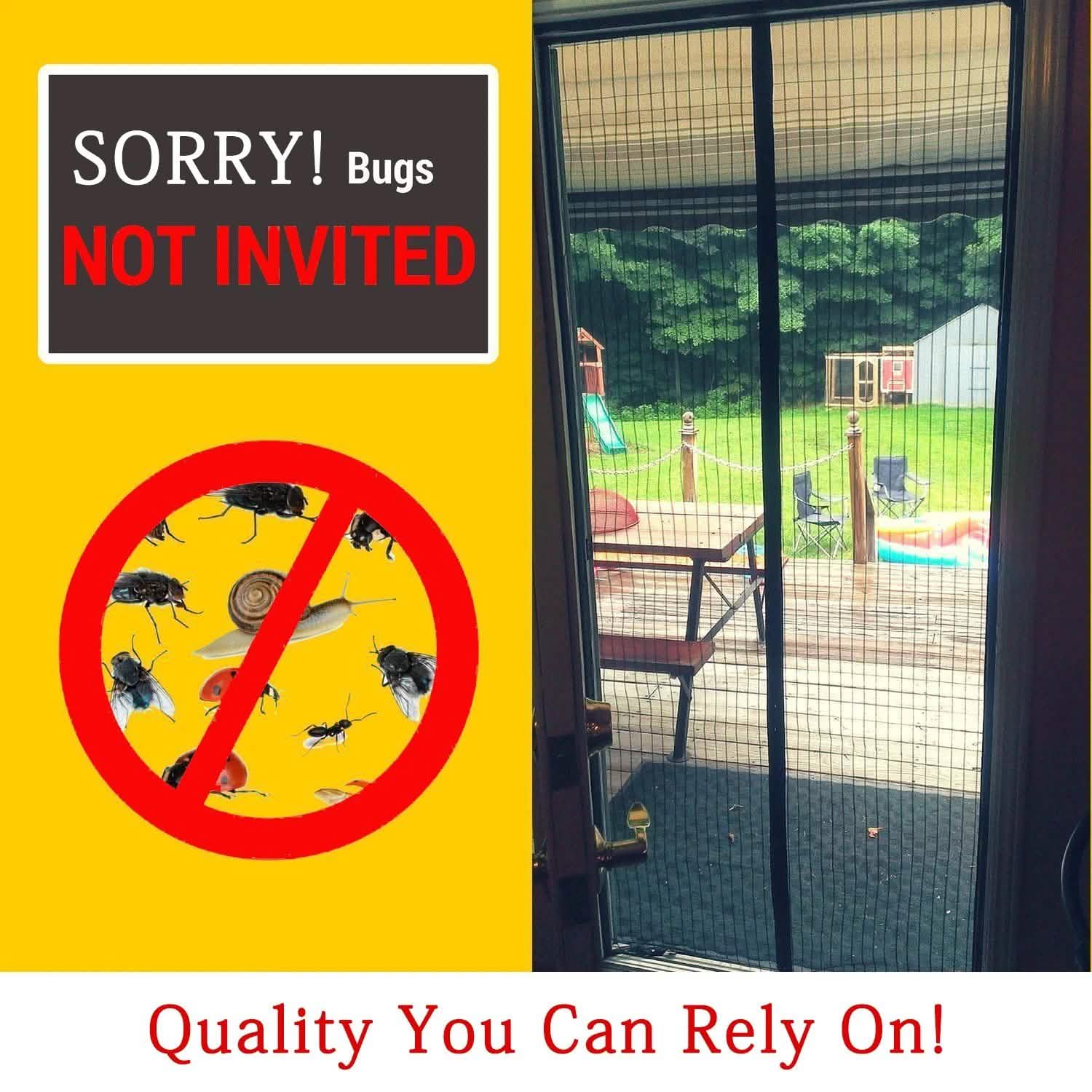 Magnetic Mosquito Screen Door Garden & Patio - DailySale