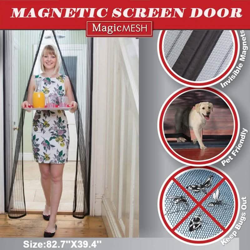 Magnetic Mosquito Screen Door Garden & Patio - DailySale