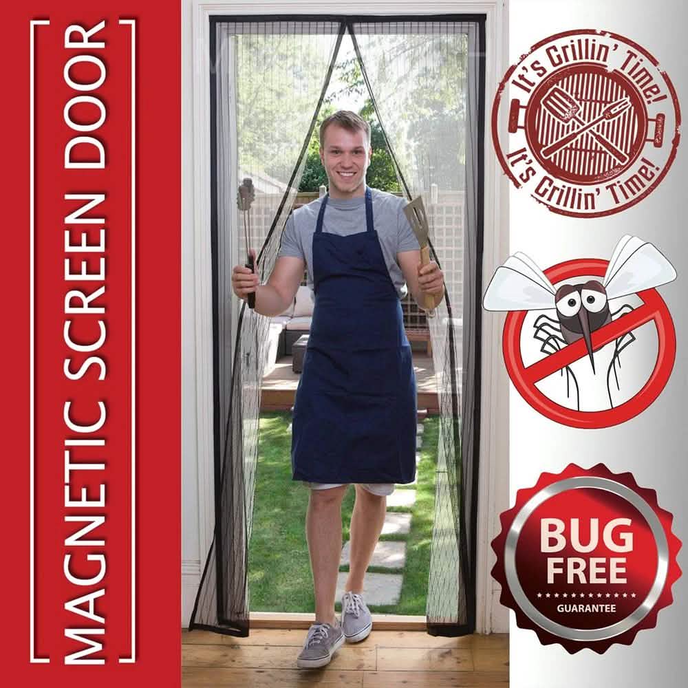 Magnetic Mosquito Screen Door Garden & Patio - DailySale