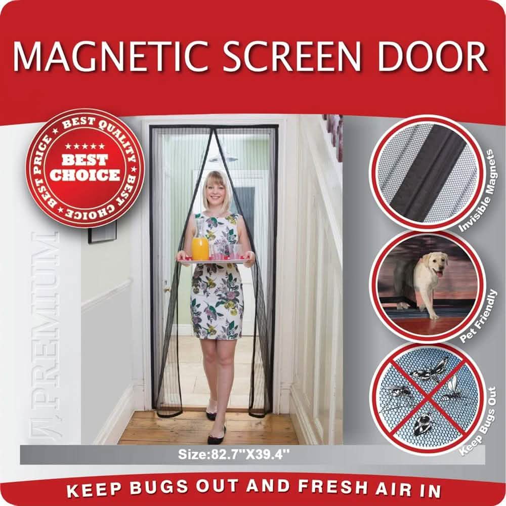 Magnetic Mosquito Screen Door Garden & Patio - DailySale