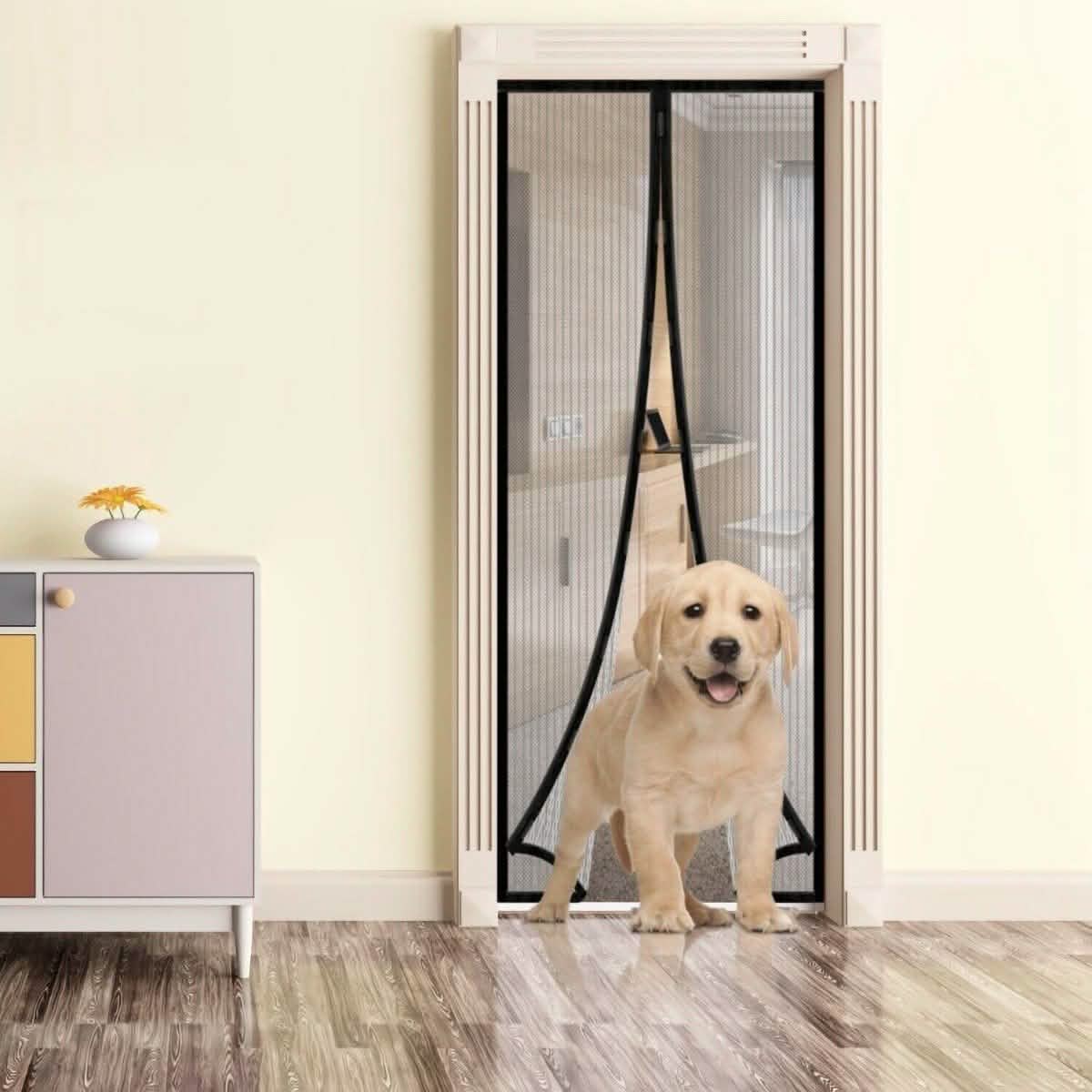 Magnetic Screen Door Hand-Free Mosquito Screen Door Net Home Essentials - DailySale