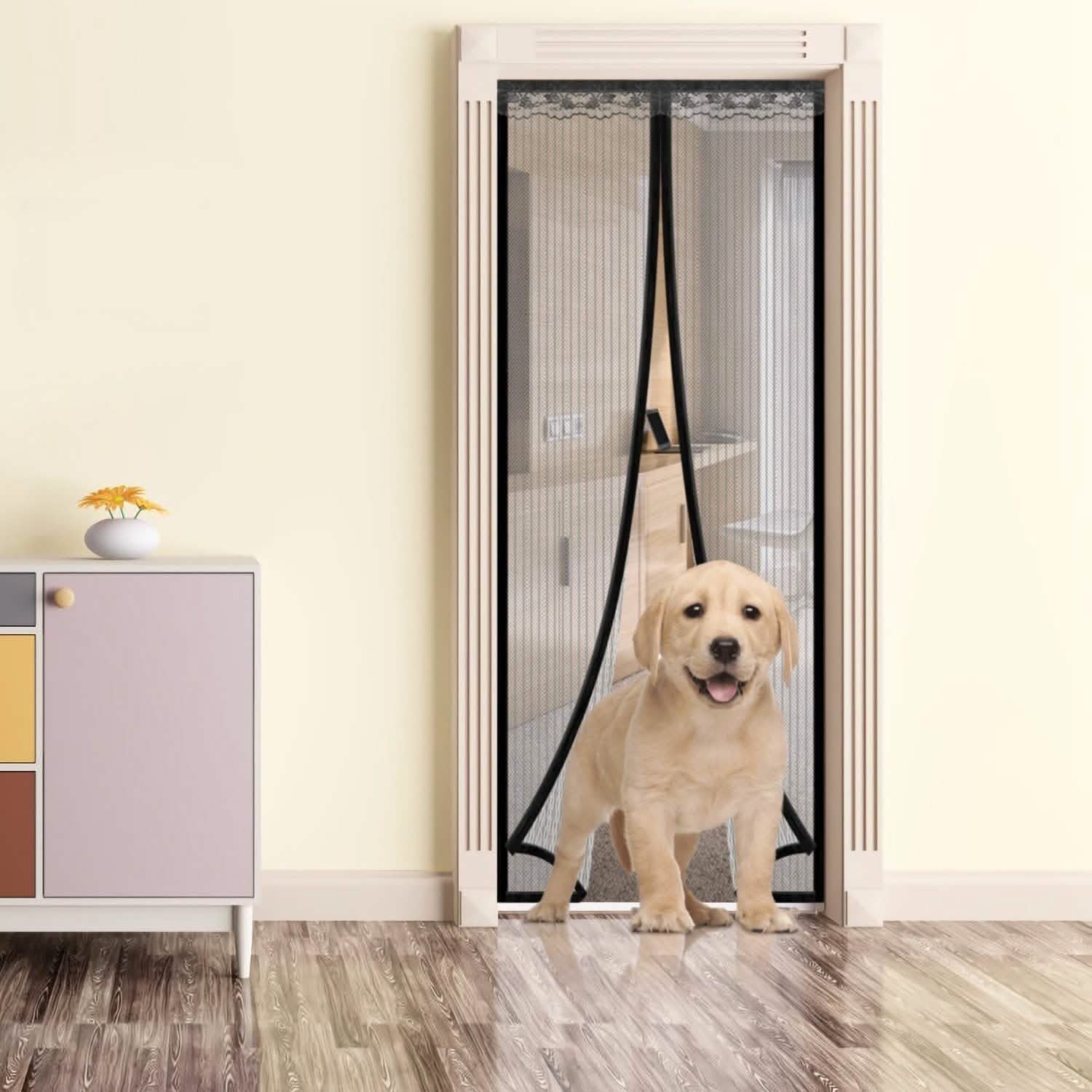 Magnetic Screen Door Hands-free Fly Mesh Door Curtain Pest Control - DailySale