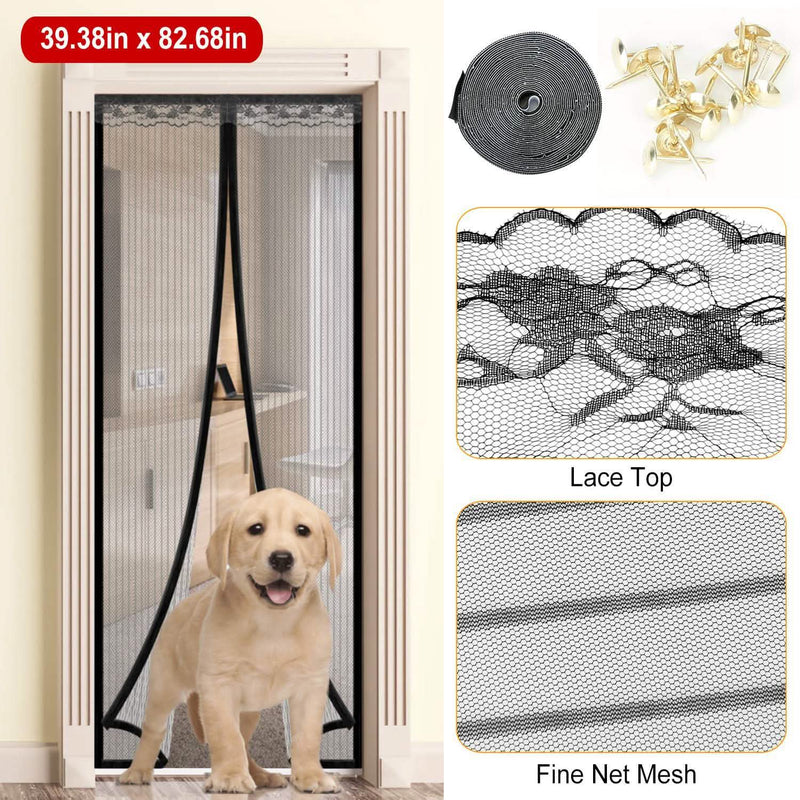 Magnetic Screen Door Hands-free Fly Mesh Door Curtain Pest Control - DailySale