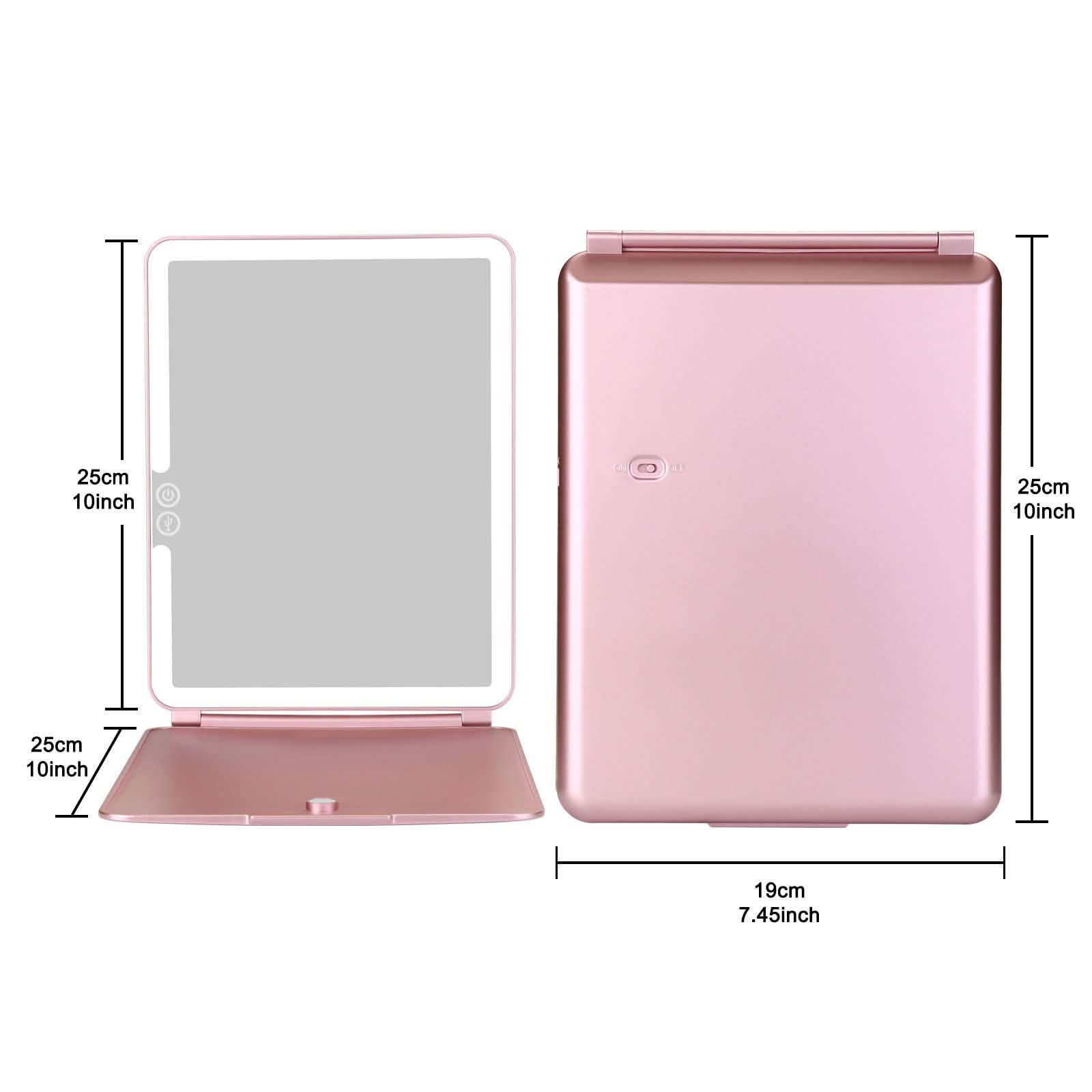 Magnifier USB Charging LED Makeup Mirrors Beauty & Personal Care - DailySale