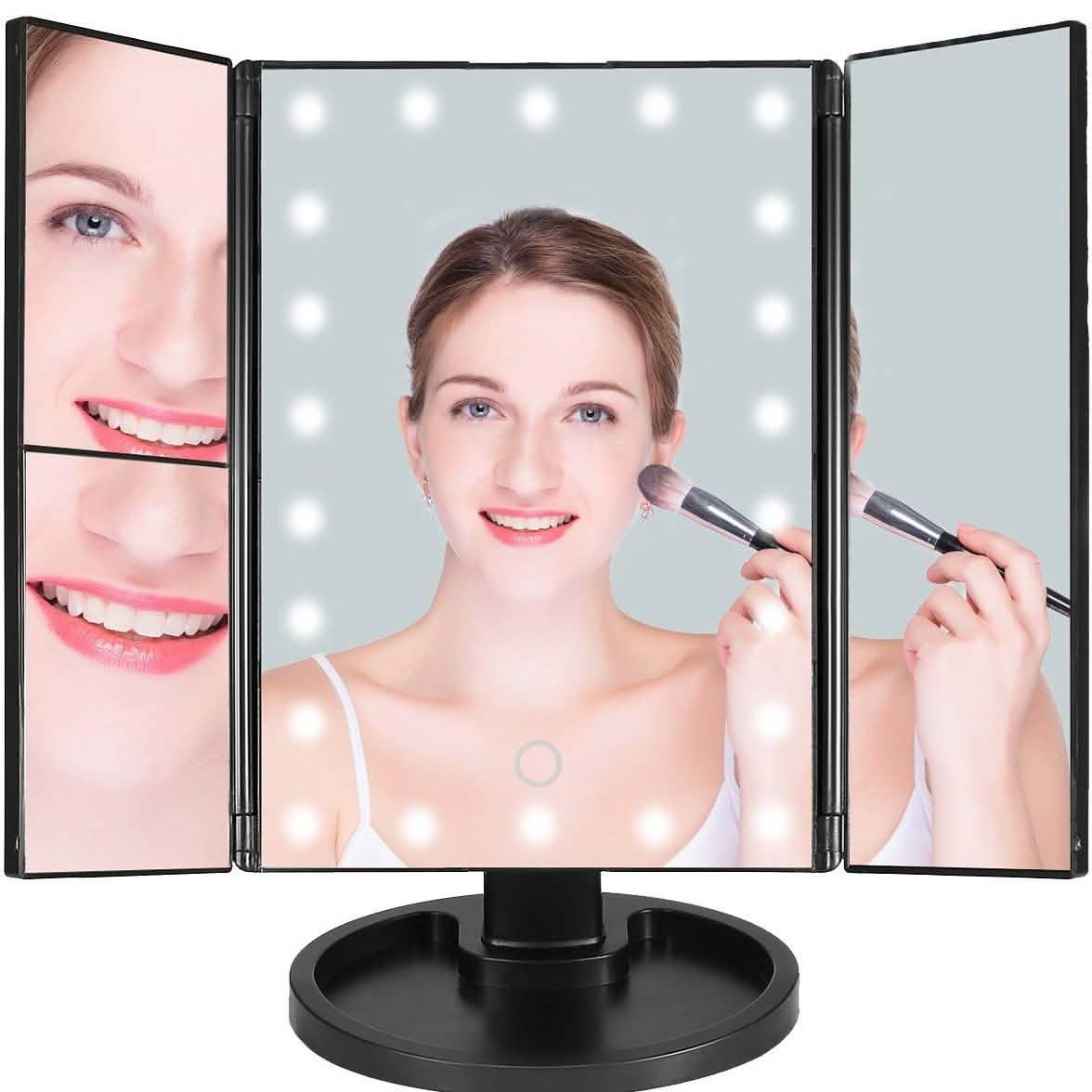 Make Up Mirror with 22 LED Lights Beauty & Personal Care - DailySale
