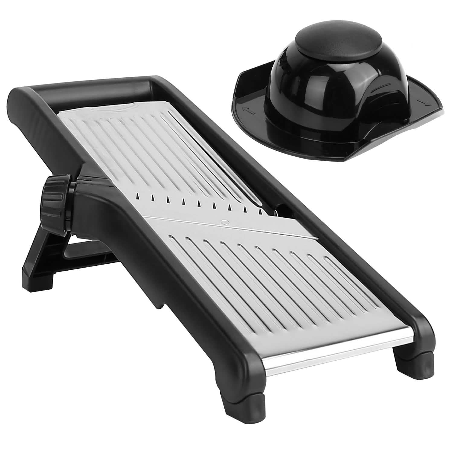 Mandoline Stainless Steel Food Slicer with 5 Adjustable Blades Kitchen Tools & Gadgets - DailySale