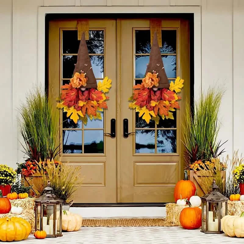 Maple Gnome Front Door Hanging Decorations Holiday Decor & Apparel - DailySale