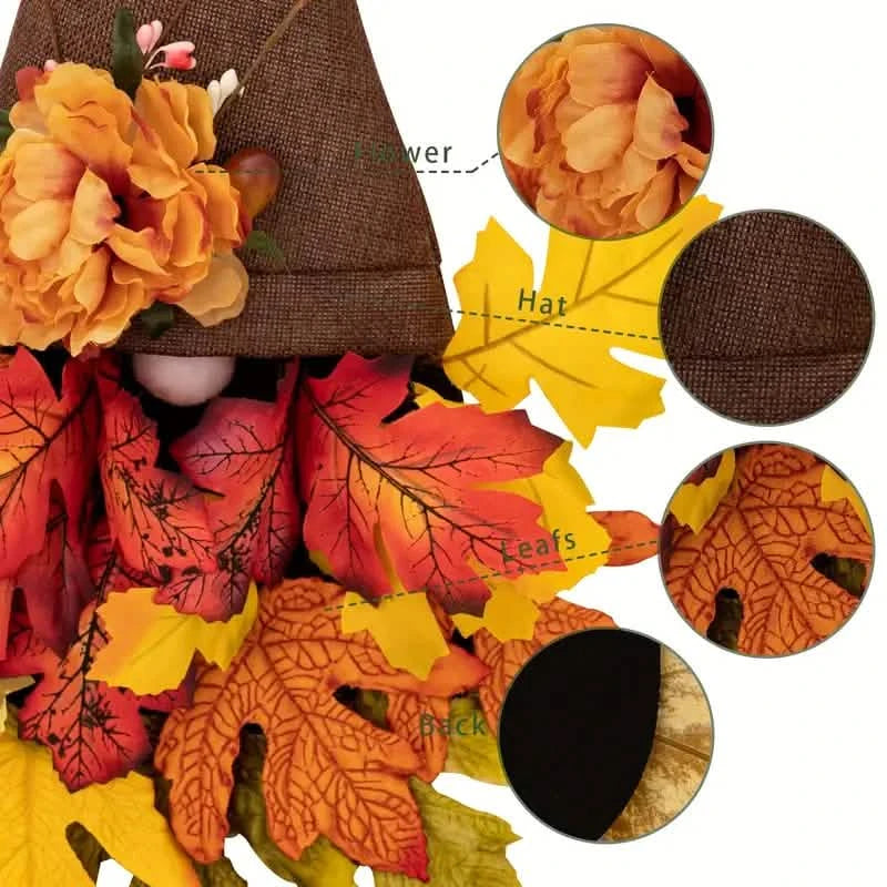 Maple Gnome Front Door Hanging Decorations Holiday Decor & Apparel - DailySale