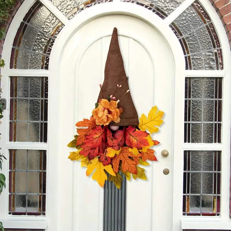 Maple Gnome Front Door Hanging Decorations Holiday Decor & Apparel - DailySale