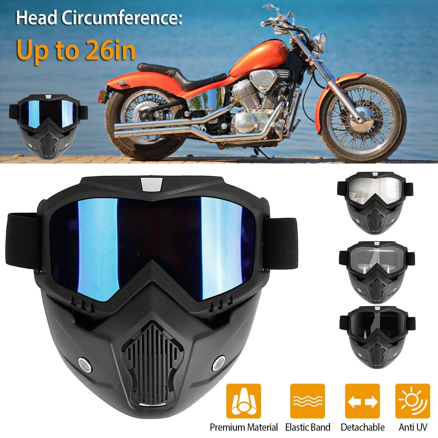 Mask Riding Goggle with Adjustable Non-slip Trip Mouth Filter Sports & Outdoors - DailySale