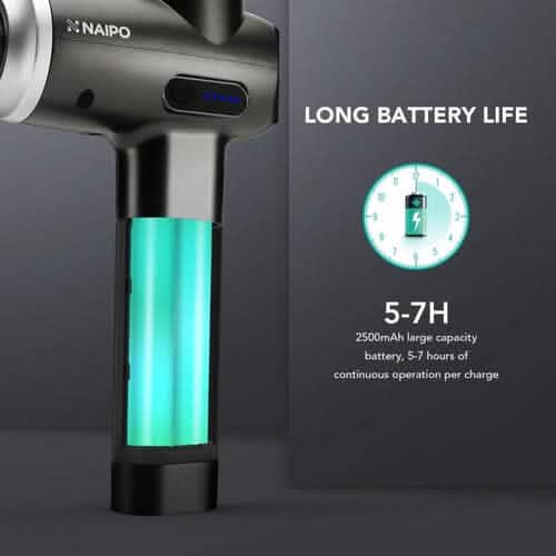 Massage Gun Deep Tissue Percussion Muscle Massager for Pain Relief Wellness - DailySale