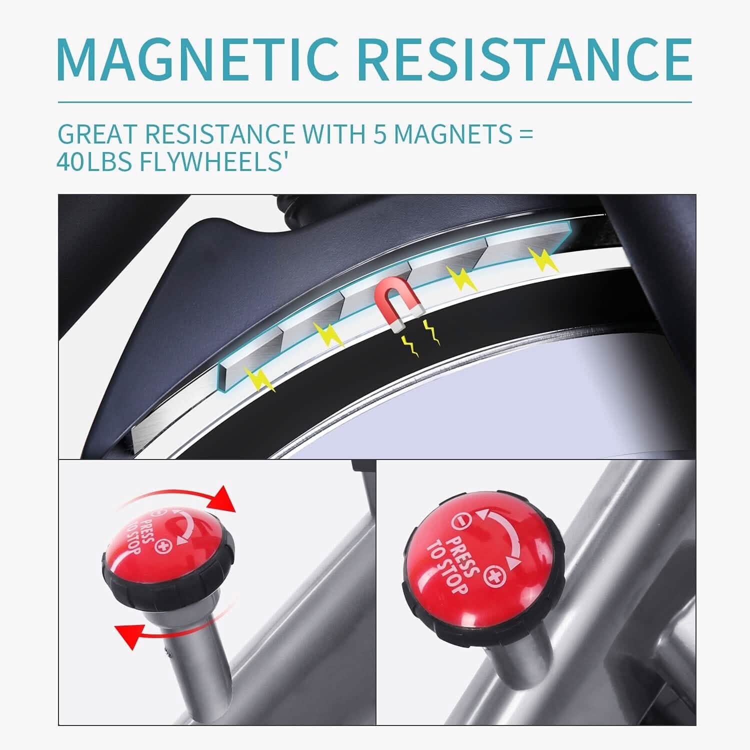 Maxkare DB-MKD902 Stationary Bike Fitness - DailySale