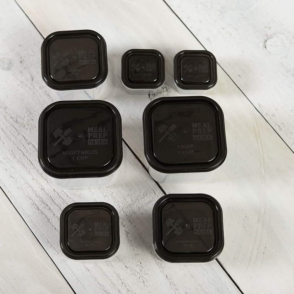 Meal Prep Haven 7 Piece Portion Control Container Kit Wellness & Fitness - DailySale