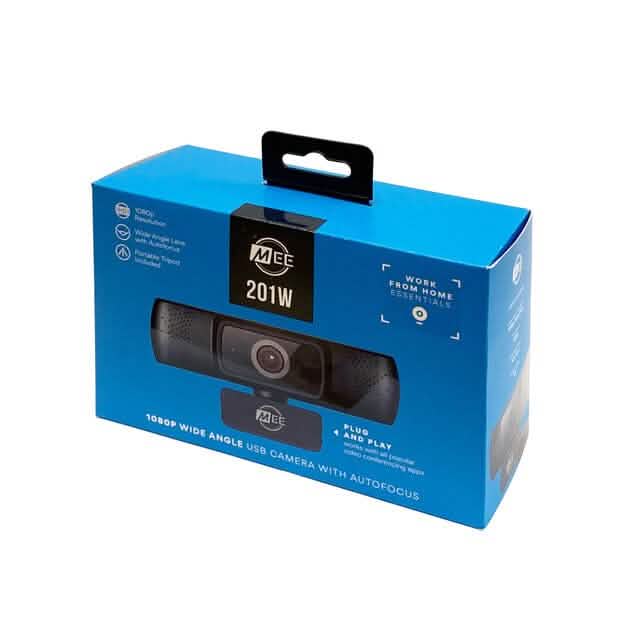 MEE audio 201W 1080P Wide Angle Webcam With Autofocus - Includes Tripod Computer Accessories - DailySale