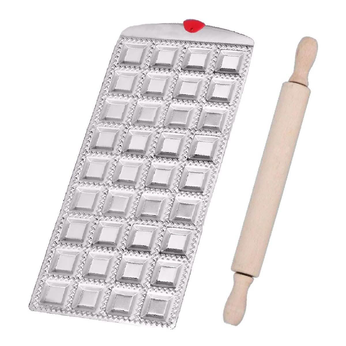 Meglio Aluminum Electric Ravioli with Roller Home Essentials Square - DailySale