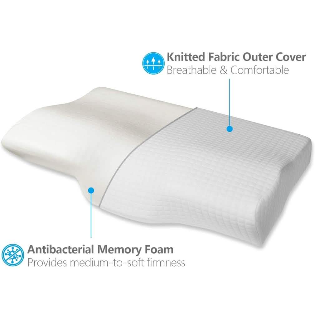 Memory Foam Bed Pillow for Sleeping Linen & Bedding - DailySale
