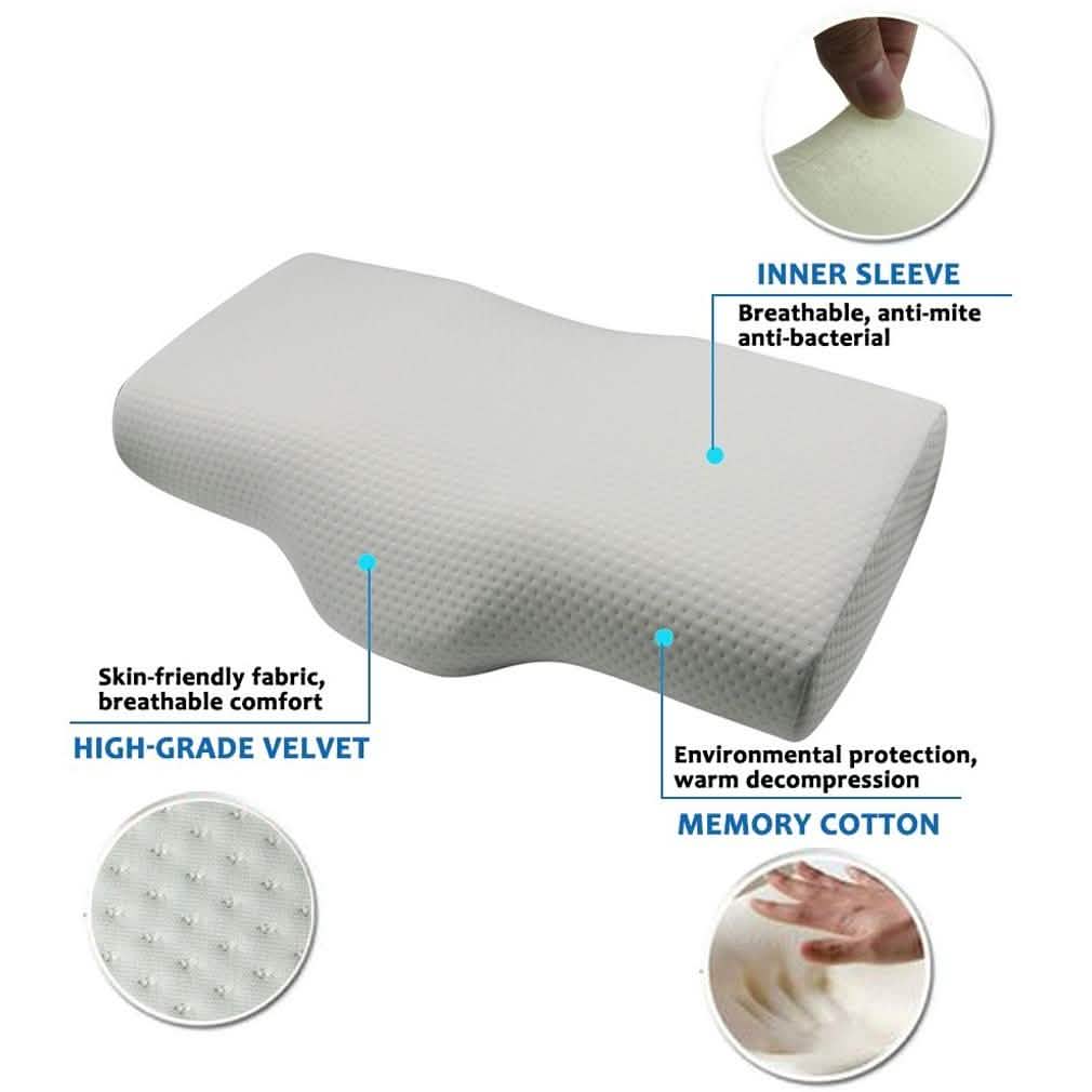 Memory Foam Bed Pillow for Sleeping Linen & Bedding - DailySale
