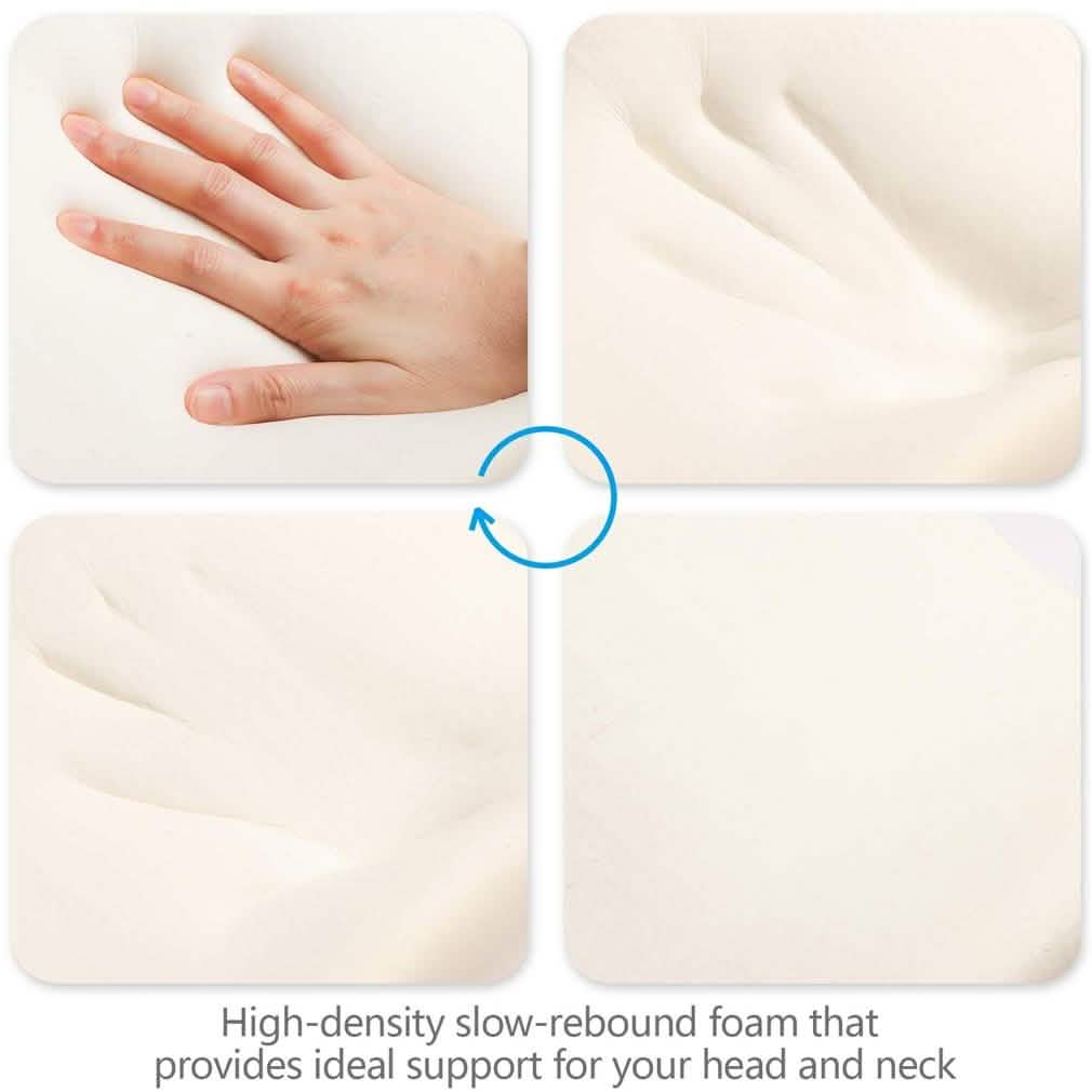 Memory Foam Bed Pillow for Sleeping Linen & Bedding - DailySale