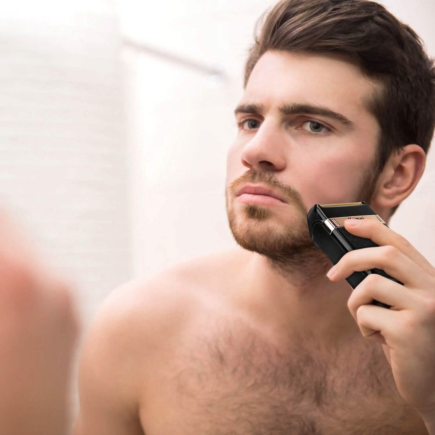 Men Rechargeable Cordless Beard Trimmer Grooming Kit Men's Grooming - DailySale