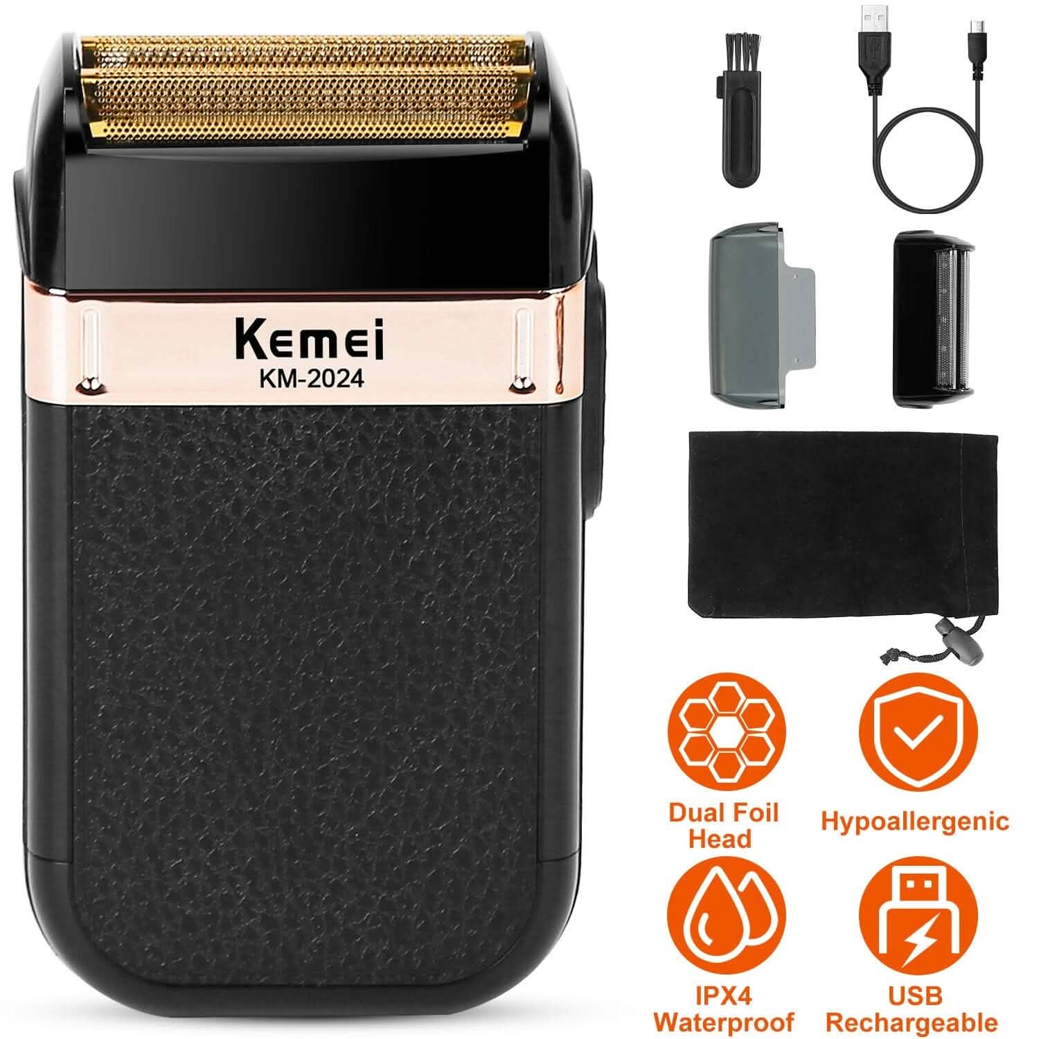 Men Rechargeable Cordless Beard Trimmer Grooming Kit Men's Grooming - DailySale