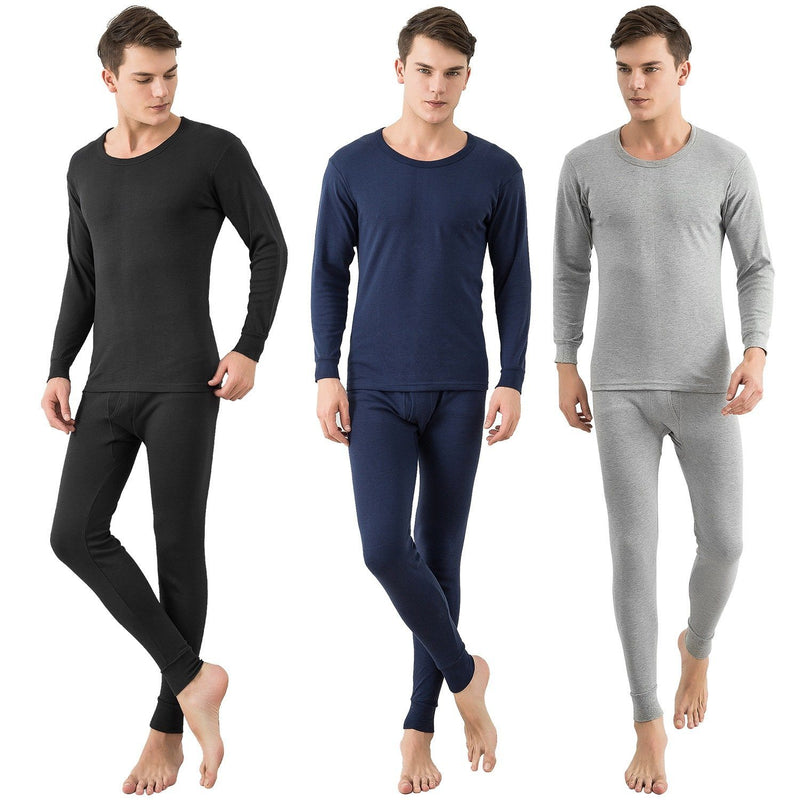 Men Thermal Underwear Set - Long Johns Pants and Long Sleeve Men's Tops - DailySale