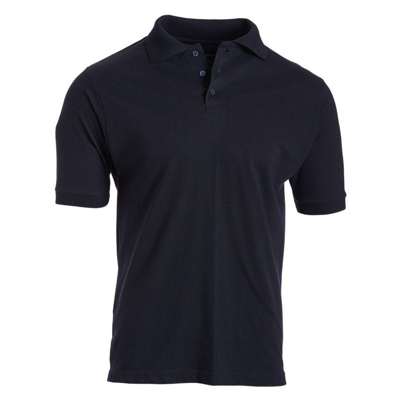 Men's 3-Button Ribbed Short Sleeve Polo Men's Apparel Navy Small - DailySale