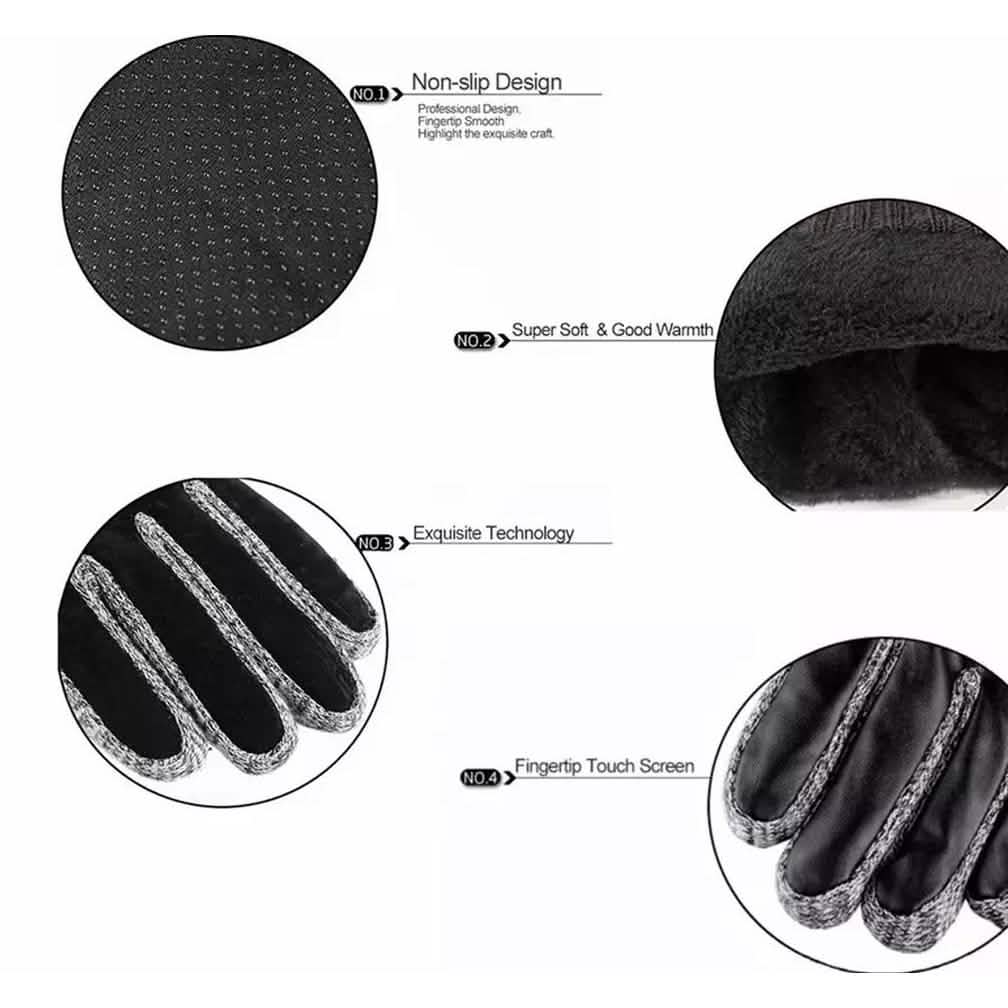 Men's Anti-Skid Windproof Winter Thermal Gloves Men's Shoes & Accessories - DailySale