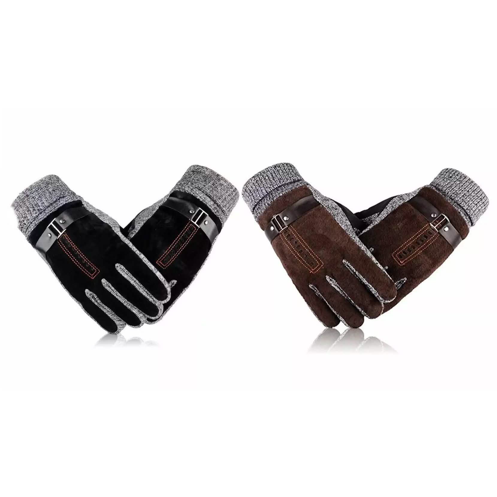 Men's Anti-Skid Windproof Winter Thermal Gloves Men's Shoes & Accessories - DailySale