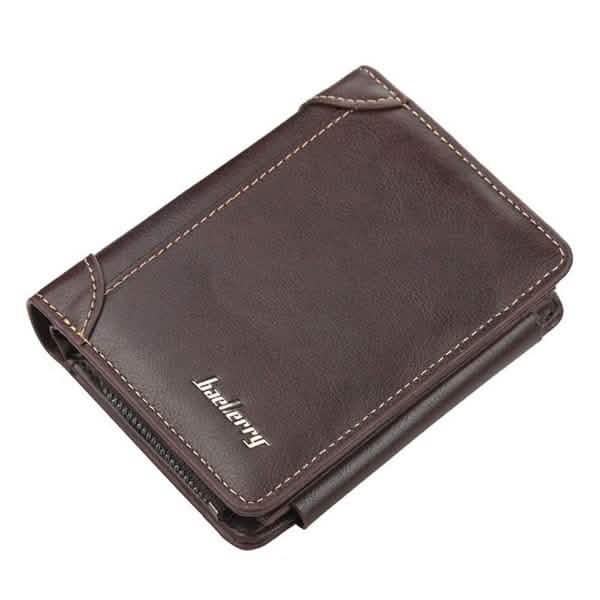 Men's Bifold Stylish Wallet Men's Shoes & Accessories Coffee - DailySale
