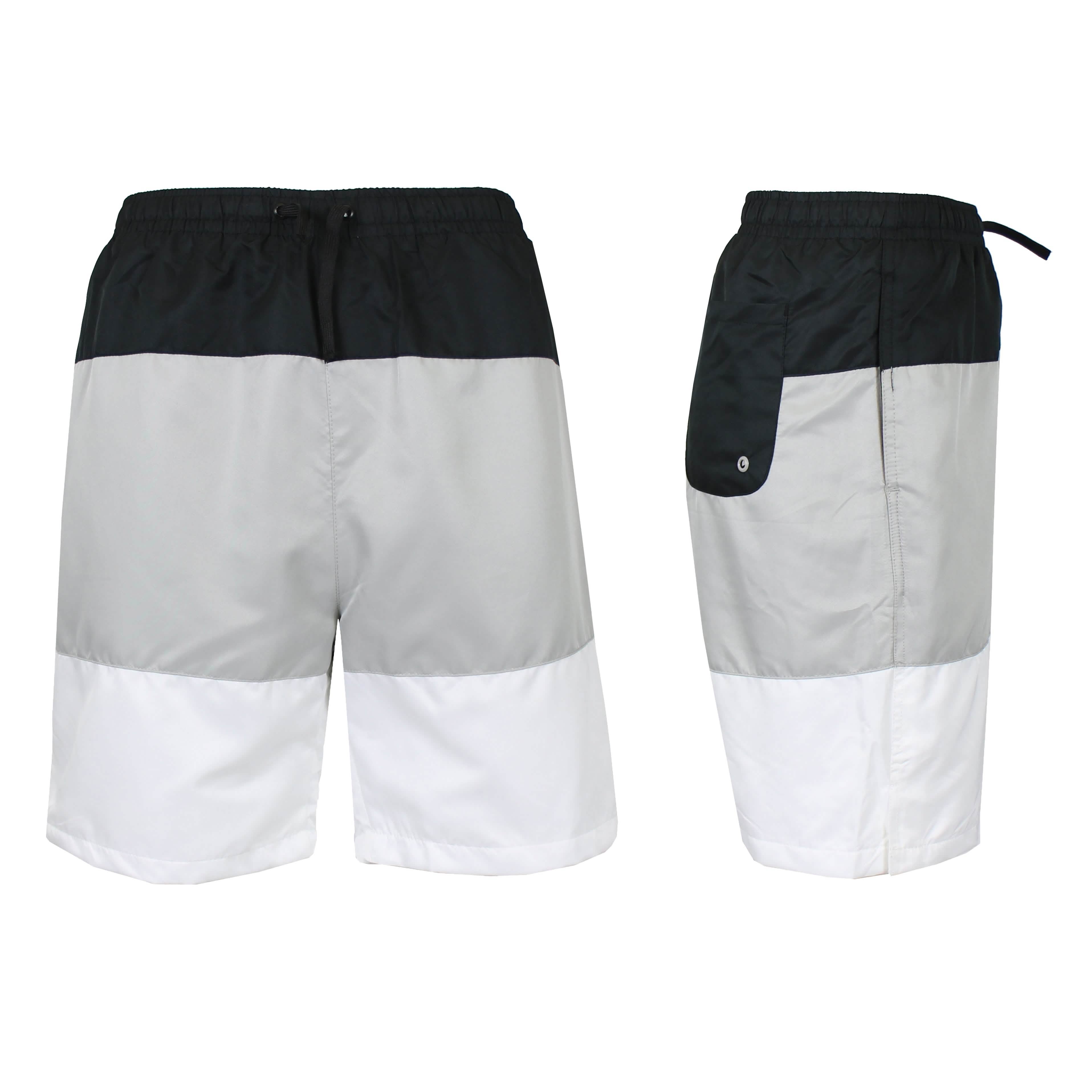 Men’s Dry Tech Active Workout Training Running Performance Shorts Men's Bottoms Black/Gray/White S - DailySale