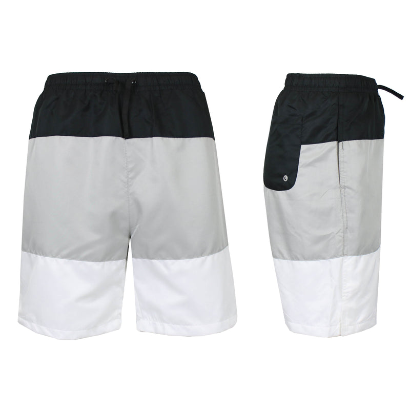 Men’s Dry Tech Active Workout Training Running Performance Shorts Men's Bottoms Black/Gray/White S - DailySale
