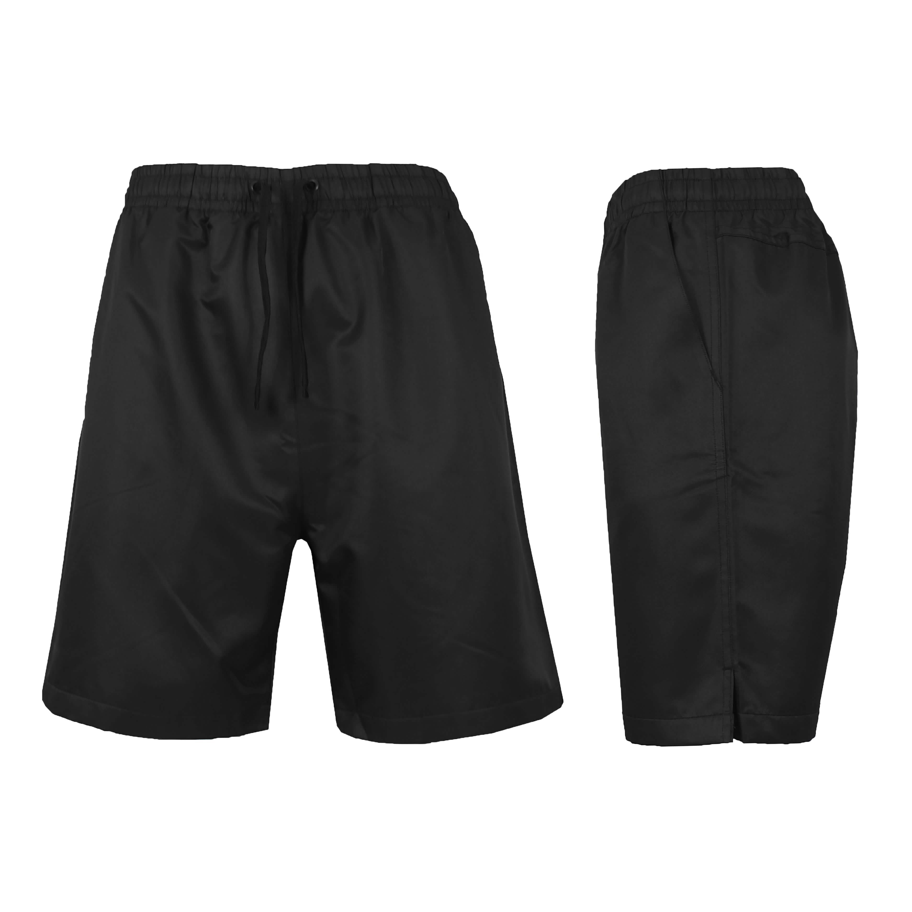 Men’s Dry Tech Active Workout Training Shorts Men's Bottoms Black S - DailySale