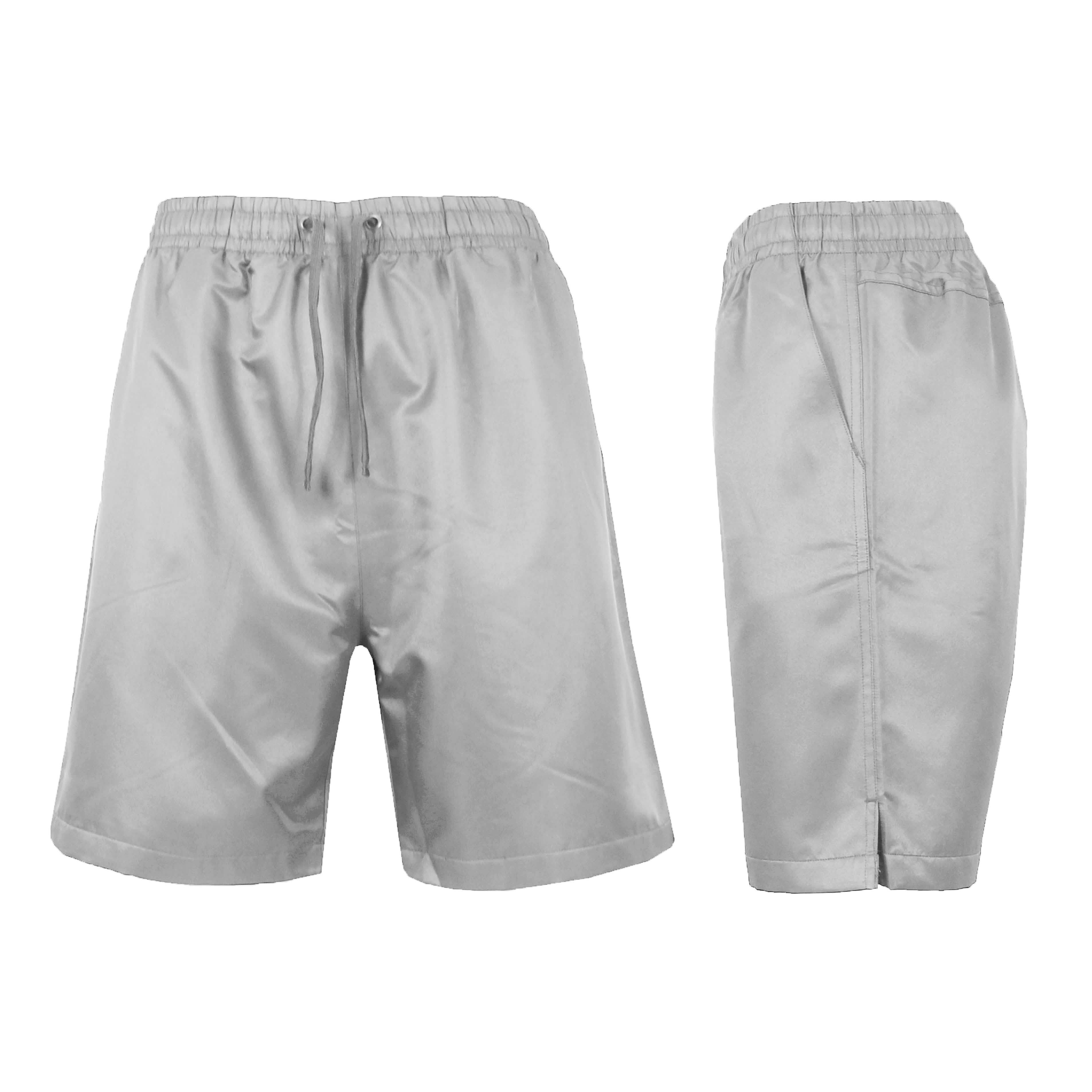 Men’s Dry Tech Active Workout Training Shorts Men's Bottoms Gray S - DailySale