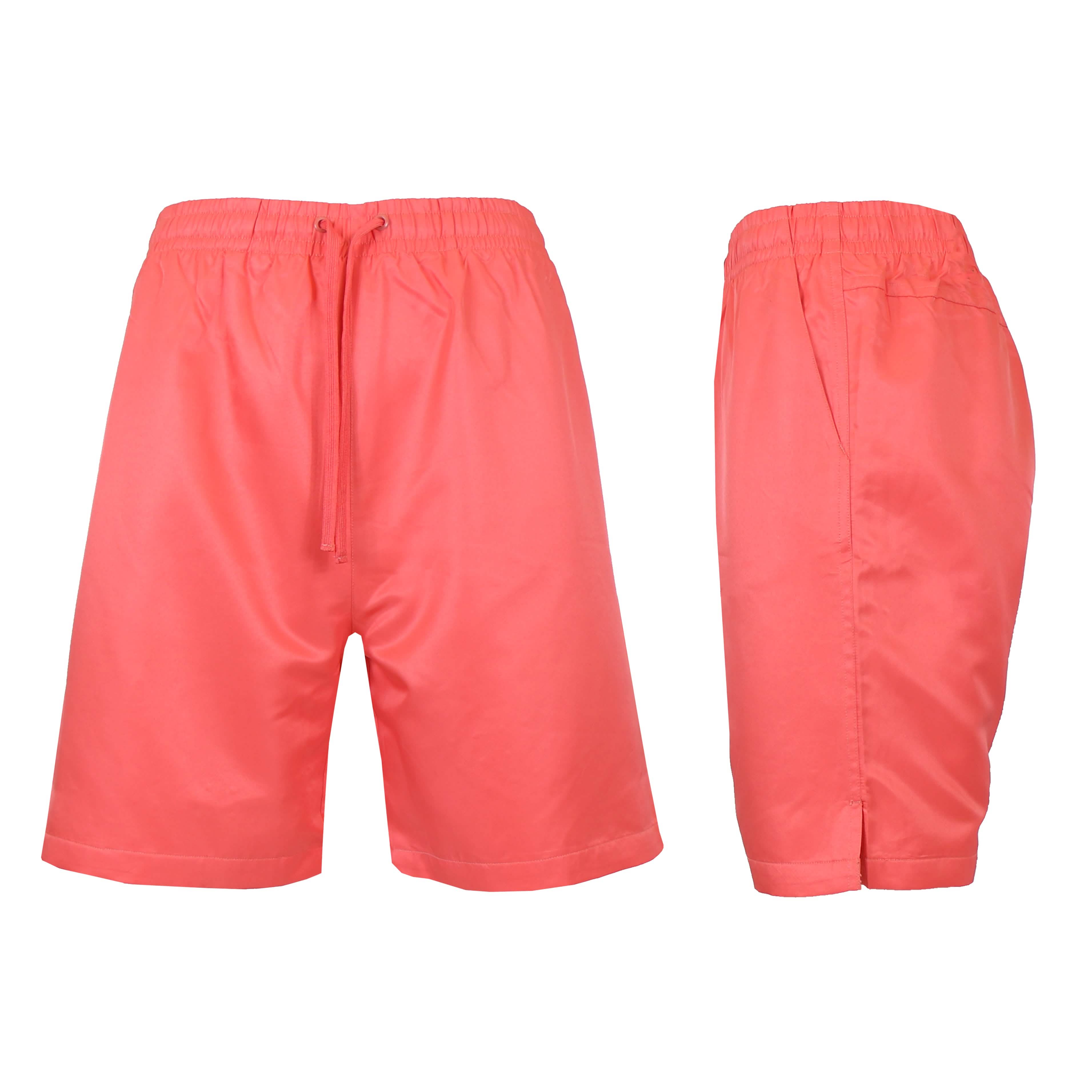 Men’s Dry Tech Active Workout Training Shorts Men's Bottoms Salmon S - DailySale