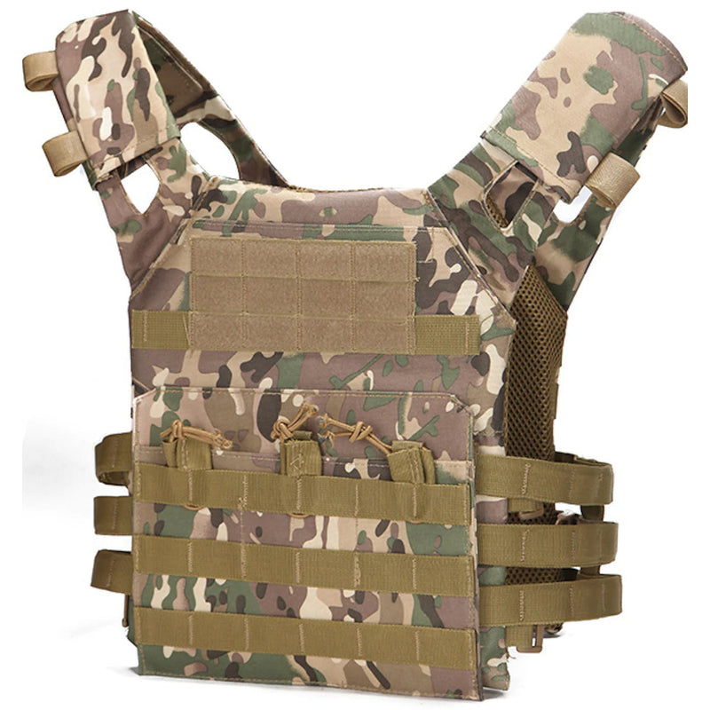 Front view of Men's Military Tactical Vest in CO style, available at Dailysale