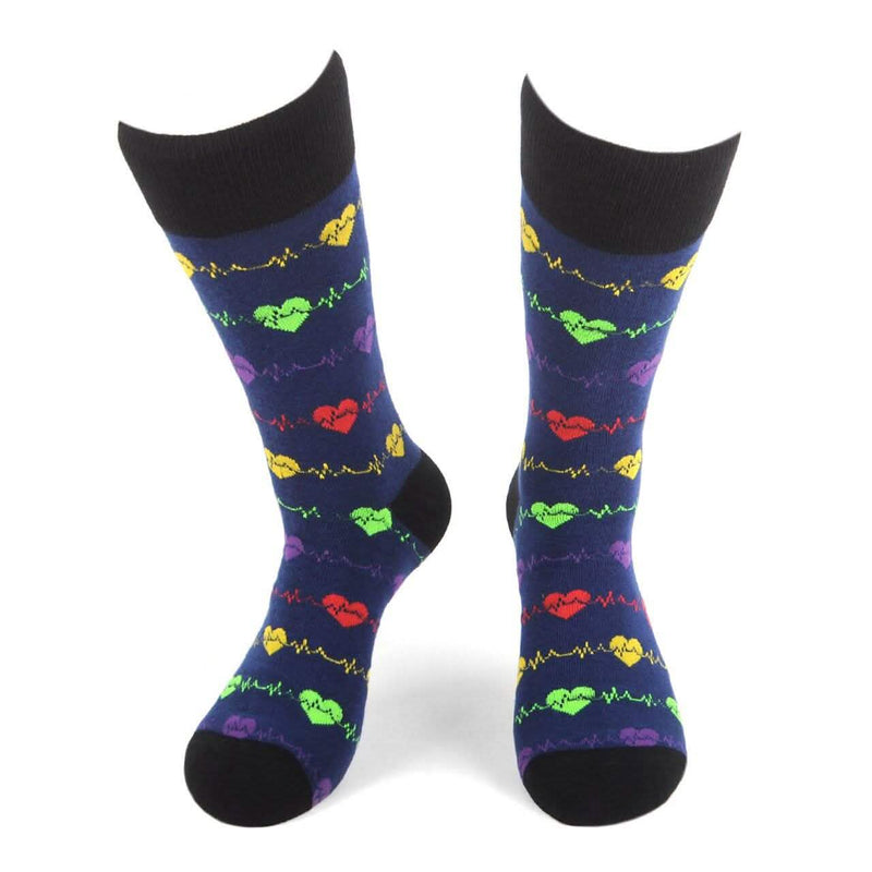 Men's Novelty Socks - Assorted Styles Men's Accessories Heartbeat - DailySale