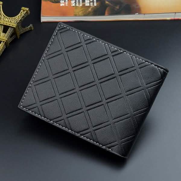 Men's RFID Genuine Leather Slim Trifold Wallet Men's Shoes & Accessories - DailySale