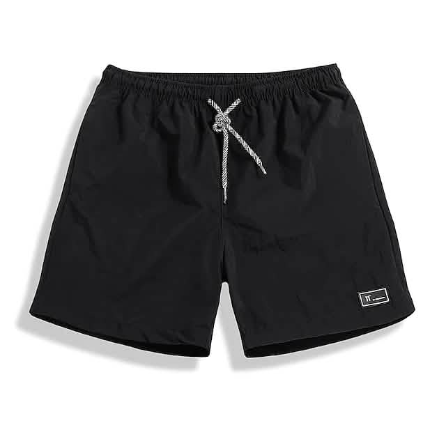 Men's Running Athletic Shorts Men's Bottoms Black M - DailySale