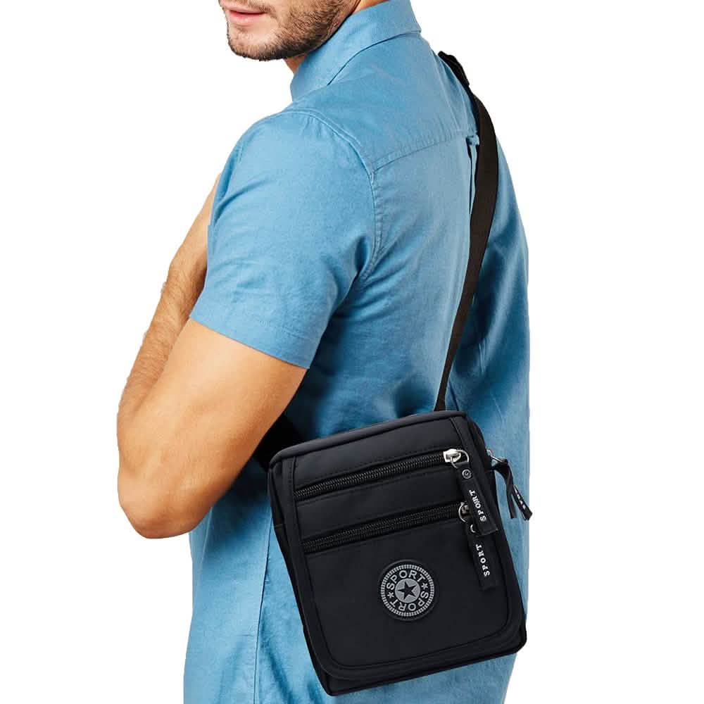 Men’s Small Crossbody Satchel Bag Men's Apparel - DailySale