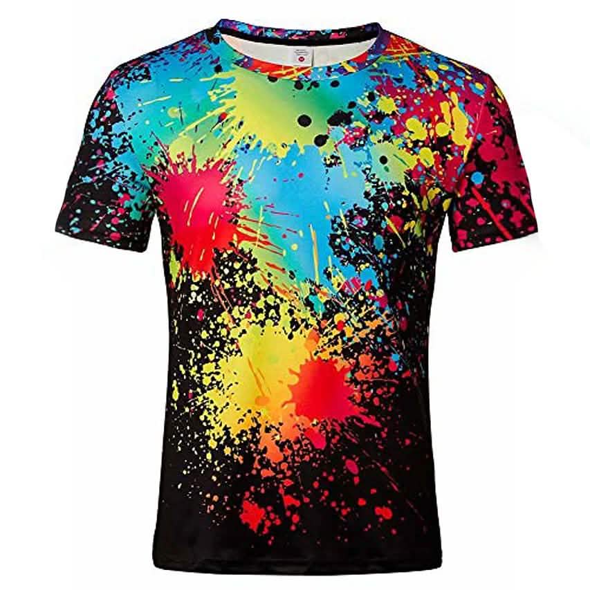 Men's T-shirt 3D Print Print Short Sleeve Going out Tops Streetwear Men's Clothing - DailySale