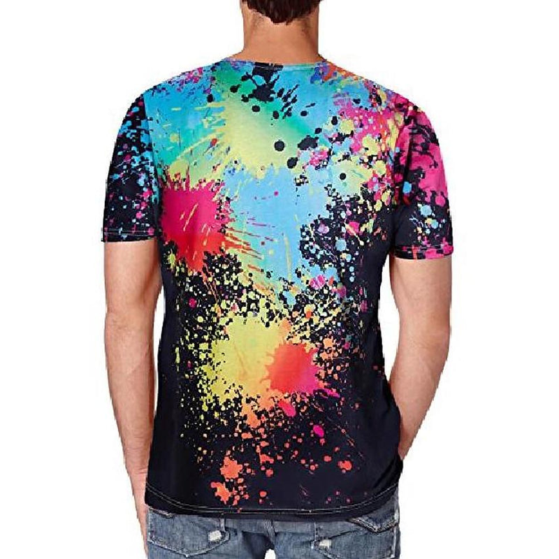 Men's T-shirt 3D Print Print Short Sleeve Going out Tops Streetwear Men's Clothing - DailySale