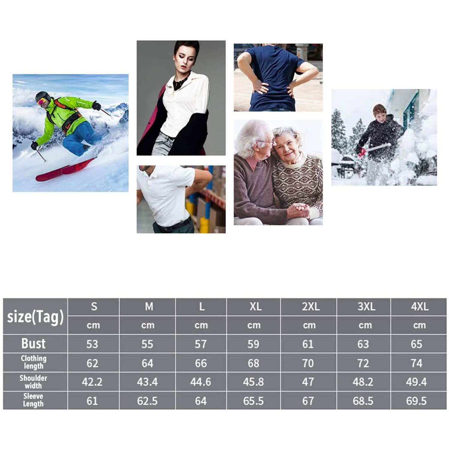 Men's Waterproof Heated Jacket Men's Clothing - DailySale