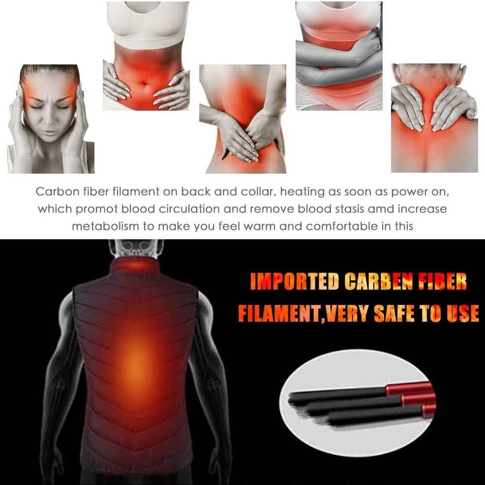 Men's Waterproof Heated Jacket Men's Clothing - DailySale